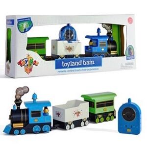 RC Toyland Train with Lights and Sounds Set,